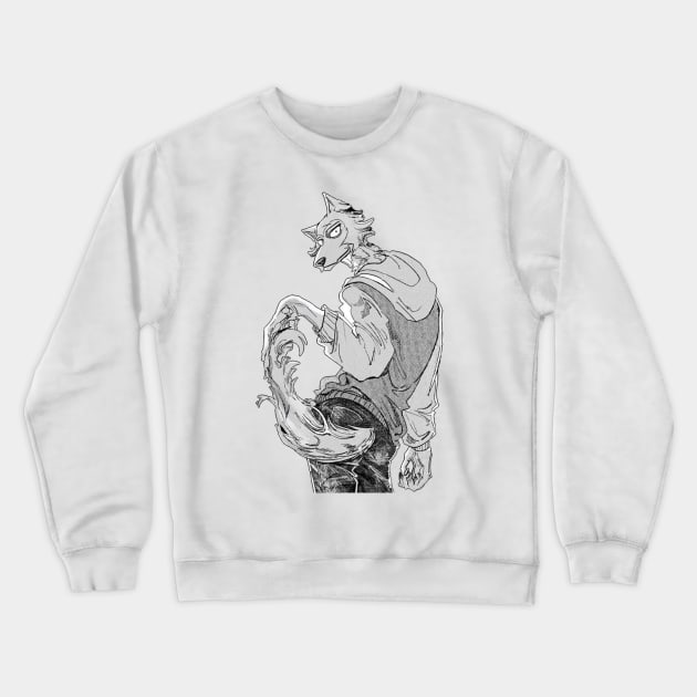 Legoshi posing Crewneck Sweatshirt by vanillaBunny